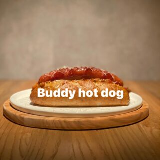 Buddy hot dog︎ 自家製のソースを…